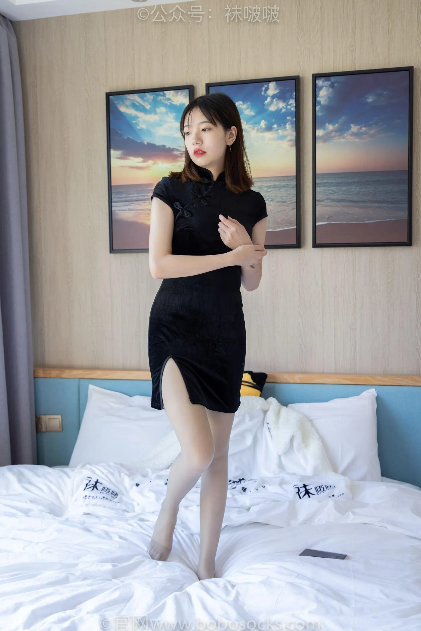 [BoBoSocks袜啵啵]NO.035 小甜豆-平底鞋、薄灰丝、薄咖啡丝 [133P]插图9